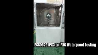 IPX3 tot IPX6 Uitgebreide waterdichte testkamer