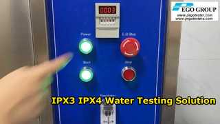 IEC60529 IPX3 en IPX4 regentestapparaat met handsproeikop