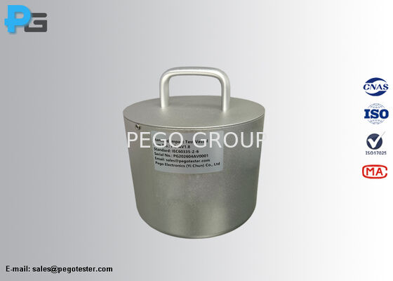 Standard Impact Test Vessel 1.8KG Loaded with Shot for Impact Test to Hob Surface
