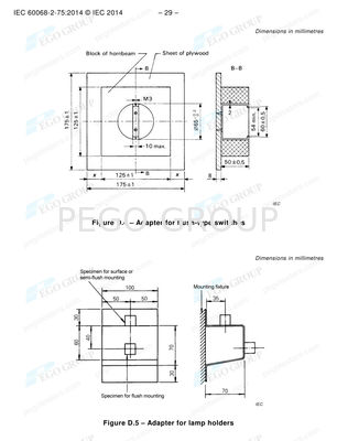 IEC60068-2-75 Appendix D IK01 to IK06 Pendulum Impact Testing Machine for Testing Socket-Outlet and 1J Impact Energ
