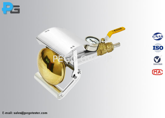 Hooldiameter 0,5 mm Aluminium buffer IPX3/IPX4 Ingress Protection Testing Hand-Held Spray Nozzle IEC60529 Clausule 14.2.3/14.2.4