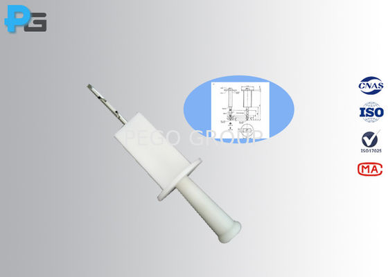 Standaard testvinger voor IEC60601-1 IEC61032 IEC62368-1 IEC60335-1 IEC60529 IEC60598-1 IEC60884-1 AS/NZS3112 Inspectie